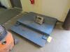 Indiana Scale 5000 lb., 4 ft. x 4 ft. Floor Scale Model 445, with DRO
