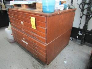 Wood Plate Storage Cabinet