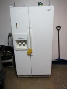 LOT: Refrigerator, (2) Microwave Ovens, Table, (6) Chairs