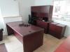 LOT: Reception Office Station, Leather Couch, etc.