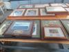 LOT: Approx. (30) Framed Pictures - Old Chicago, Norman Rockwell, etc., Pictures on Walls in Office Area, Includes Framed Stamp and Coin Collections  - 10
