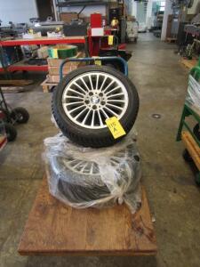 LOT: (4) General Altimax Artic Snow Tires, 205/50. R 17 93Q Mounted on BMW Rims