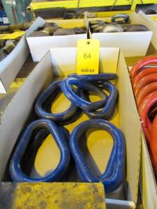 LOT: (10) New Blue Oblong Chain Links, 7/8 in., W.L.L. 8300 lbs.