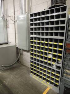 Kimball 112 Compartment Storage Bin and Base W/ Hardware