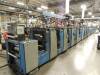 1999 Rotatek RK320 20.5 in Wide Web Offset Press 8 Unit With (8) 17 in. (8) 22 in., (8) 28 in. Variable Print Inserts, KTI LS2150-10, EL Web Guide, BCB Interstation UV Curing, Turn Bar, Mag Die, 2x Hole Punch, (2) Cross Perf Bindery Stations, BST Scanner - 3