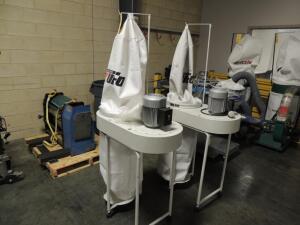 LOT: (2) Kufo Dust Collector Model Ufo-101h, 220/480 Volt, (2) Unknown Mfg. Dust Collectors Incomplete