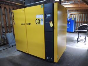 2016 Kaeser Csd 125 Rotary Screw Air Compressor, 125HP, S/N 1121, 17,275 Hours Indicated