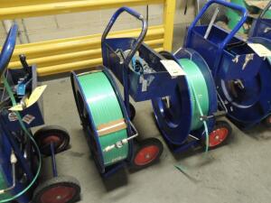 Uline Industrial Poly Strapping Cart Model H-39