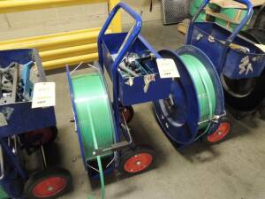 Uline Industrial Poly Strapping Cart Model H-39