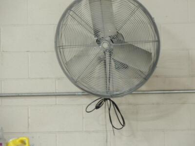 LOT: (5) Tpi Industries Tpi Wall Mount Fans 30 in.