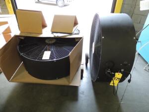 LOT: (2) Tpi Direct Drive Fans 36 in. ( 1 New In Box )