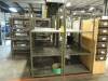LOT: Misc. Electrical, Wire Trays, Stand and Wire Spools, Conduit Galvanized and PVC, Metal Rack W/ Round, Square and Hex Stock, Angle and Square Tubing, All Thread,