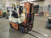 Nissan LP Forklift Model CPH01A15V, 2550 lb.Cap, 170in. Lift, 3 Stage Mast, Side Shift, S/N CPH01-921172 , 7,107 Hours Indicated, 4in.x 42in. Forks - 3