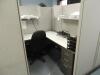 LOT: (4) Person Cubicle, Chairs, (6) File Cabinets, L Desk - 4