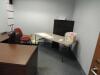 LOT: (4) Person Cubicle, Chairs, (6) File Cabinets, L Desk - 6