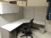 LOT: 3 Person Cubicle, (2) Single Person Cubicles (9) File Cabinets, Office Chairs - 2
