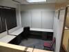 LOT: (3) 1 Person Cubicle, File Cabinet, Office Chair - 3