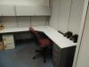 LOT: (3) 1 Person Cubicle, File Cabinet, Office Chair - 5