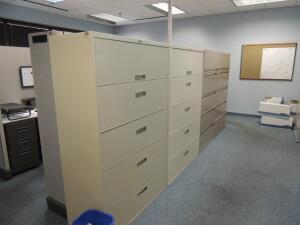 LOT: (8) Lateral File Cabinets
