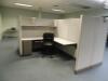 LOT: (2) 4 Person Cubicle and (1) Single Person Cubicle, (11) File Cabinets, (2) Book Racks, Office Chairs - 4