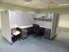 LOT: (2) 4 Person Cubicle and (1) Single Person Cubicle, (11) File Cabinets, (2) Book Racks, Office Chairs - 5