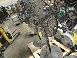 LOT: (2) Lakewood High Velocity Pedistal Fans 30 in.