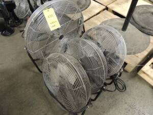 LOT: (4) Tpi Industrial Floor Fans 14 in. and 18 in.