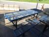 LOT: (4) BP Barco Steel Picknic Tables 8 ft. and Char-Broil Advantage Bbq Grill - 2